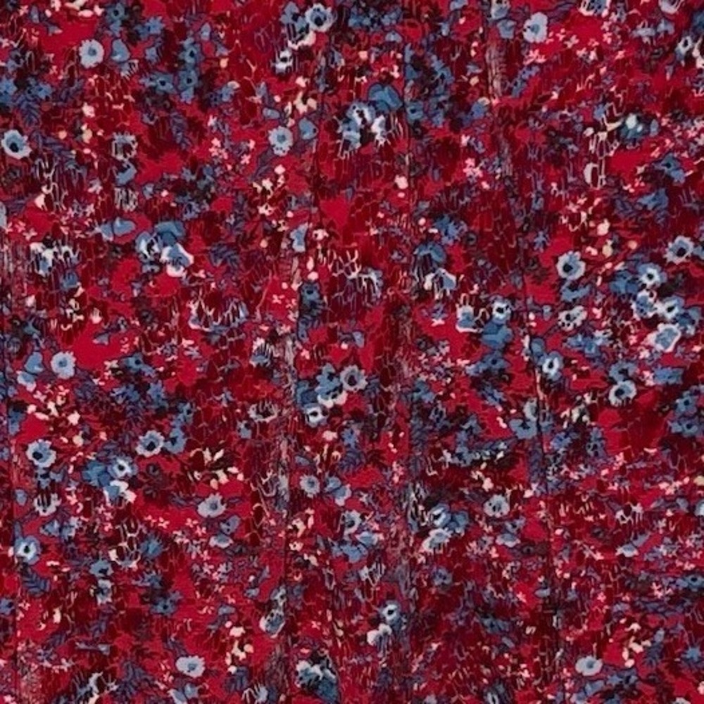 Roz & Ali Women's Red Floral Lace Sleeveless Fit & Flare Dress Size 16 - Picture 2 of 6